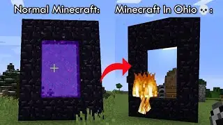 Normal Minecraft vs Minecraft in Ohio 💀