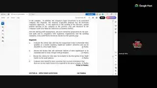 ADVANCED AUDIT REVISION