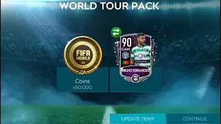 Legends Campaign 1, I got 90 Bruno Fernandes in World Tour in Fifamobile20 !