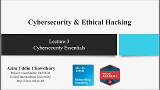 Lecture-3: Cybersecurity Essentials
