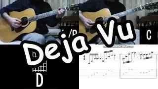 Dreamcatcher - Deja Vu (데자부) - Acoustic Guitar Cover Tutorial (드림캐쳐)
