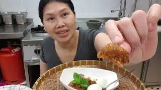 มากินข้าวกับชุบบักเขือนำแม่ตู้เด้อ และมาดูกันว่าชุบบักเขือคือหวาน