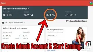 How To Create Admob Account in Hindi 2019 | Admob Account Kaise Banaye | Earn Daily $1000