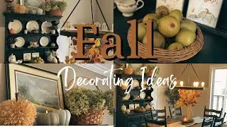 🍂 NEW COZY FALL DECORATE WITH ME 2024 | FALL DECORATING IDEAS | DINING ROOM DECORATING IDEAS 🍂