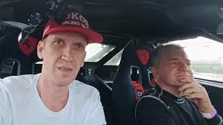 С Алексеем Васильевым на его Ferrari F430 Challenge
