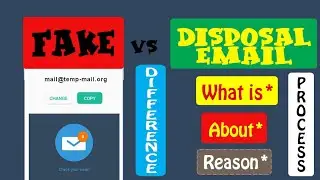 Disposable Email Address #best tricks (About Difference Reason Process) 2021* | Sayan Coding