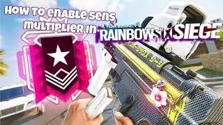 how to enable sens multiplier on r6 (2025)