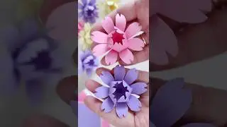 🤩Wow! Paper flowers🌸Simply and easily 
