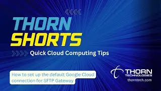 How to set up the default Google Cloud connection for SFTP Gateway