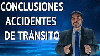 CONCLUSIONES ACCIDENTES DE TRÁNSITO