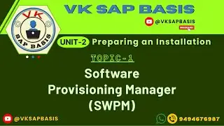 SAP BASIS - Software Provisioning Manager (SWPM)