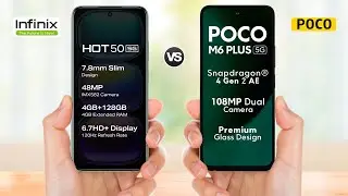 Infinix Hot 50 5g vs Poco M6 Plus 5g || Full Comparison