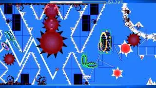 SlaughterHouse [100%] // w/ hitbox / layout // Geometry Dash [SHOWCASE] // FULL HD