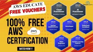 Get 100 % Free AWS Certification Vouchers – AWS Educate Cloud Practitioner, AI Practitioner & More!