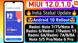 Redmi Note 8 MIUI 12.0.1.0 Rollout Start For India | Redmi Note 8 MIUI 12 New Update Rollout Start