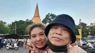 วันว่างตะลุยกิน กุ้งอบภูเขาไฟ ตลาดองค์พระปฐมเจดีย์ ก๋วยเตี๋ยวเรือลุงเอื้อน จิบกาแฟริมคลอง