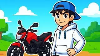 ¡Con mi moto nueva a toda velocidad! 🚀💨