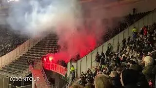 Ultras Mostar atmosphere and pyro • AZ - Zrinjski Mostar (30-11-2023)