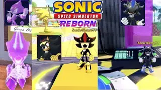 Unlocking Android Shadow Blue, Invisible Espio, And Gold Style Shadow in (Sonic Speed Simulator)