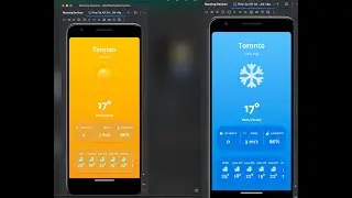 Weather App - parte #3 con elementos animados #androiddev #mobileappdev #mobileappdevelopment