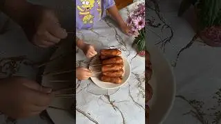 Деткам на обед Корн Доги 🌭 по нашему 👌🏻 рецепт в комментах #мариашкинаготовка #cooking #food