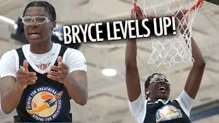 Bryce James LEVELS UP with Put Back DUNK in Ja Morant Sneakers EYBL Ja 1's!