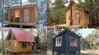 (4)  Off Grid Cabins  anyone can build