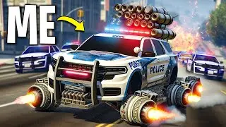 I used the Craziest Cars as a Fake Cop on GTA 5 RP