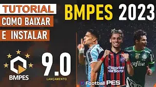 BMPES 2023 9.0 | Tutorial como baixar e instalar bmpes | Pes 2021 | e-Football | Patch para pc bmpes