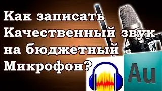 Как записать качественный звук на бюджетный микрофон?