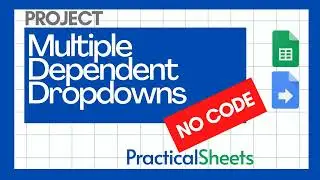 Dependent Dropdown in multiple rows WITHOUT CODE in Google SHEETS