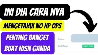 Cara Mengetahui Nomor Hp Operator Sekolah | Mudah