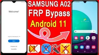 SAMSUNG A02 (SM-A022F) FRP Bypass/Google Lock Bypass Android 11 WITHOUT PIN LOCK SIM