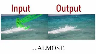 Remove Objects from Videos Seamlessly (AI-Based Video Completion) (FGVC 2020)
