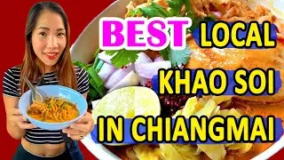 CUTE THAI GIRL shows BEST LOCAL KHAO SOI in CHIANGMAI, THAILAND