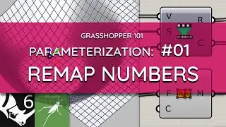 Grasshopper 101: Parameterization | #01 Intro, Remap Numbers