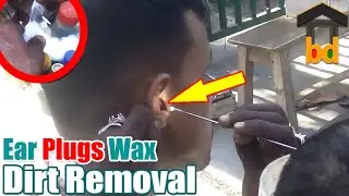 ►Young Guys Ear Cleaning Perfectly at Roadside II 20 tk for Two Ears