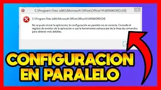 ✅NO SE PUDO INICIAR LA APLICACION [LA CONFIGURACION EN PARALELO NO ES CORRECTA