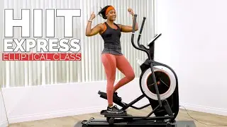 10 Minute HIIT Express Elliptical Workout | MAX EFFORT PYRAMID