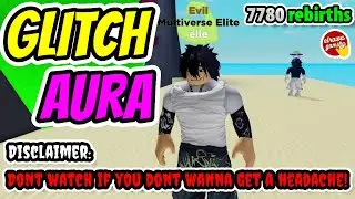 How to glitch auras? 🕵️‍♂️ Watch out! 😨 It might give you a headache! 🤯 | Muscle Legends Roblox
