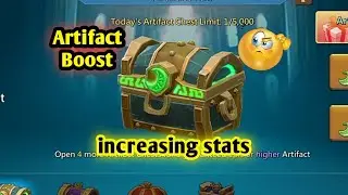Opening Artifact chest's | increasing stat's | Lords Mobile