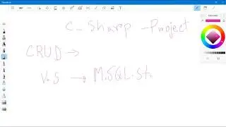 C_Sharp(C#) Graphical User Interface (GUI) | | Project Part -01|| V.S And SQL Server