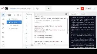 Object Oriented Programming using Java - Scanner object