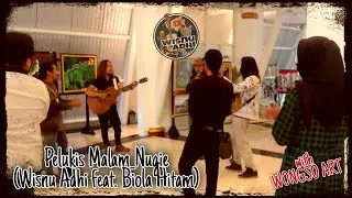 🎼 PELUKIS MALAM _ Nugie (cover by. Wisnu Adhi feat. Biola Hitam) || with Wongso Art