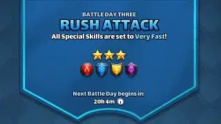 Empires & Puzzles Tourney : 3⭐️ Rush Attack ❌🍀🍀❌ Day-3