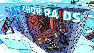 Rust RAIDING 1800 ROCKETS with SALVAGED HAMMERS - THOR Raids - Terra Rusticus - (Modded Eco Raids)