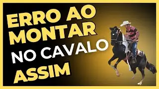 Como domar um cavalo sem deixar ele andar