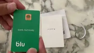 Blu bank credit card unboxing - انباکس کارت بانکی بلو بانک