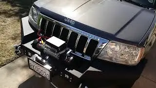Jeep WJ build update. Frame damage repaired. EAG bumper and Badlands winch installed.