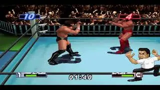 Takaku Fuke vs. Masayuki Naruse - Shoot-Style (Virtual Pro Wrestling 2 N64)